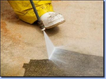 Commercial pressure washing