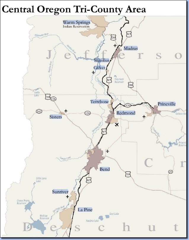 Central-Oregon-Weather-Map